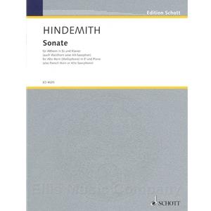 HINDEMITH - Sonata for Natural Horn or Alto Saxophone and Piano