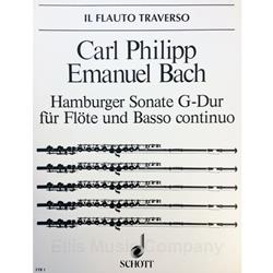 BACH - Hamburger Sonata in G Major for Flute