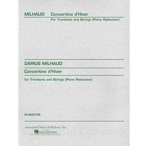 MILHAUD - Concerto d'hiver for Trombone and Strings (Piano Reduction)