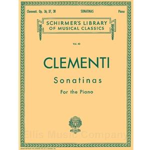 CLEMENTI - 12 Sonatinas, Op. 36, 37, 38