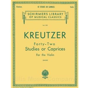 KREUTZER - 42 Studies or Caprices
