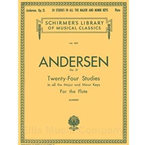 ANDERSEN - Twenty-Four Studies, Op. 21 for Flute