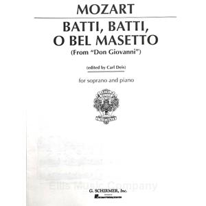 MOZART - Batti, batti, O Bel Masetto (from Don Giovanni)