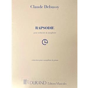 DEBUSSY - Rapsodie for Alto Saxophone and Orchestra (piano reduction)