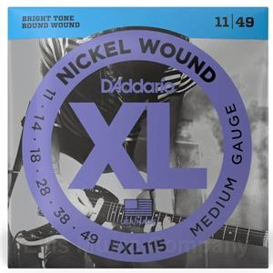 D'Addario EXL115 Nickel Wound Electric Guitar Strings, Medium/Blues-Jazz Rock