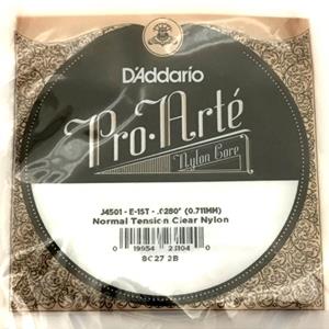 D'Addario J4501 Pro-Arte Nylon Classical Guitar Single String, Normal Tension, 1st String E