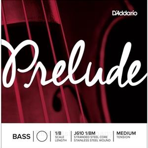 D'Addario Prelude Bass Single E String, 1/8 Scale, Medium Tension