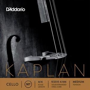 Kaplan Cello String Set, 4/4 Scale, Medium Tension