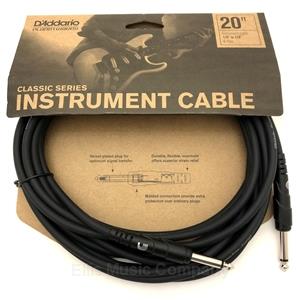 D'Addario Classic Series Instrument Cable, 20 feet