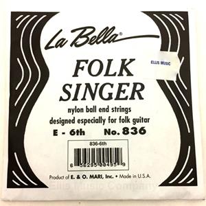 La Bella Guitar 6th String (E) nylon, ball end