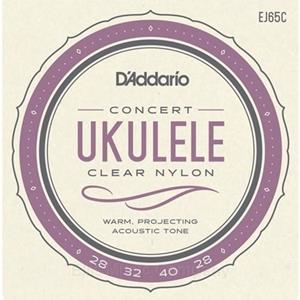 D'Addario EJ65C Pro-Arte Concert Ukulele Strings - Clear Nylon