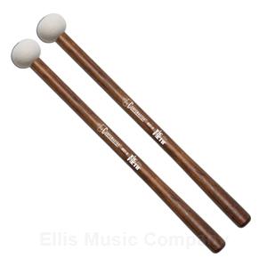 Vic Firth Corpsmaster MB1H Hard Marching Bass Drum Mallets, Small