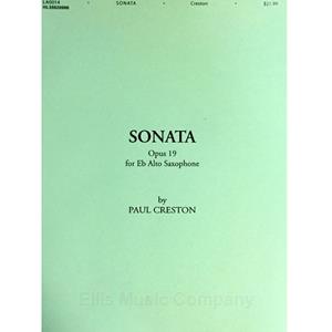 CRESTON - Sonata Opus 19 for Alto Saxophone and Piano