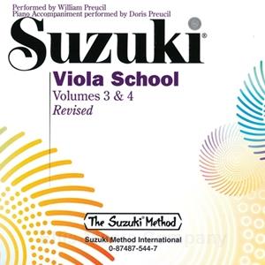 Suzuki Viola School CD Recording - Volumes 3 & 4 (Revised)