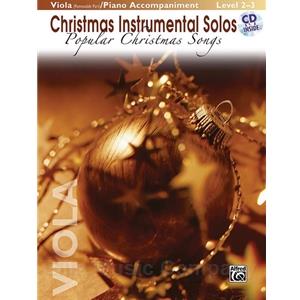 Christmas Instrumental Solos: Popular Christmas Songs for Viola (w/ Piano)