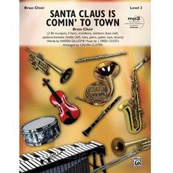 Santa Claus Is Comin' to Town for Brass Choir