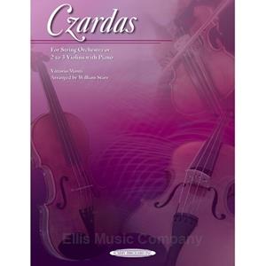 Czardas for String Orchestra or 2 to 3 Violins with Piano Accompaniment
