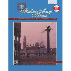 26 Italian Songs and Arias for Medium Low Voice (Book & CD)
