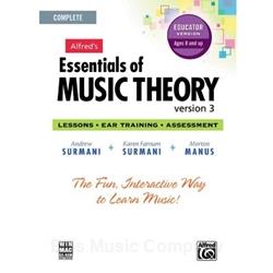 Essentials of Music Theory Software Educator Version Complete CD-ROM