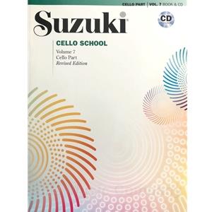 Suzuki Cello School - Volume 7 Cello Part & CD (Revised Edition)