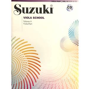 Suzuki Viola School - Volume 8 Viola Part & CD