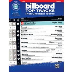 Billboard Top Tracks Instrumental Solos for Viola
