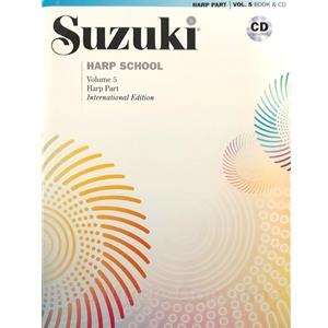Suzuki Harp School - Volume 5 Harp Part & CD (International Edition)