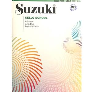 Suzuki Cello School - Volume 6 Cello Part & CD (Revised Edition)