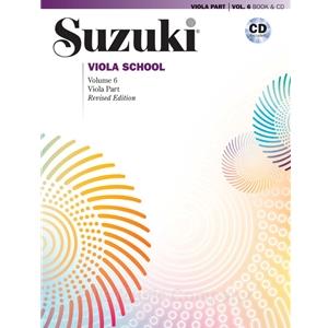 Suzuki Viola School - Volume 6 Viola Part & CD (Revised Edition)