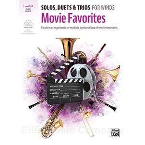 Solos, Duets & Trios for Winds: Movie Favorites (with online audio) - Flute or Oboe