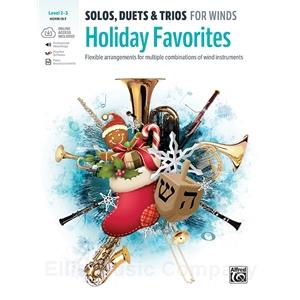 Solos, Duets, and Trios for Winds: Holiday Favorites (with online audio) - F Instruments