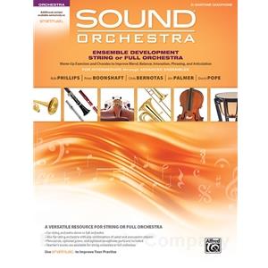 Sound Orchestra: Ensemble Development String or Full Orchestra - Baritone Saxophone Book