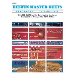 Belwin Master Duets for Saxophone, Intermediate Volume 1