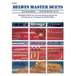 Belwin Master Duets for Clarinet, Intermediate Volume 1