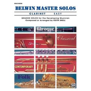 Belwin Master Solos for Clarinet, Volume 1 Easy, Solo Book