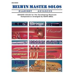 Belwin Master Solos for Clarinet, Volume 1 Advanced, Solo Book