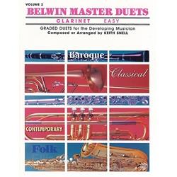 Belwin Master Duets for Clarinet, Easy Volume 2