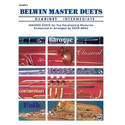 Belwin Master Duets for Clarinet, Intermediate Volume 2