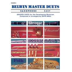 Belwin Master Duets for Saxophone, Easy Volume 2