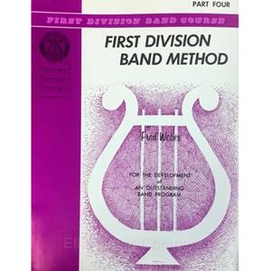 First Division Band Method - Baritone Treble Clef, Part 4
