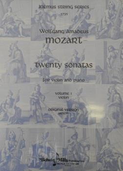 MOZART - Twenty Sonatas, Volume 1 (Urtext) for Violin & Piano