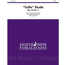 "Cello" Etude, Op. 25, No. 7 for Brass Quintet