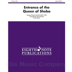 Entrance of the Queen of Sheba for 6 Flutes