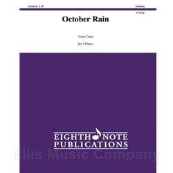 October Rain for 5 Flutes