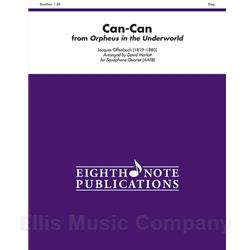 Can-Can from Orpheus in the Underworld for Saxophone Quartet (AATB)