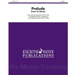 Prelude from Te Deum for Saxophone Quartet (SATB or AATB)