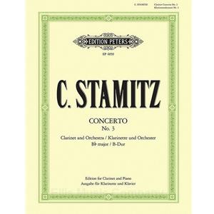 STAMITZ - Concerto No. 3 in Bb Major for Clarinet and Orchestra (Edition for Clarinet and Piano)