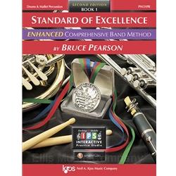 Standard of Excellence Enhanced (2nd Edition) - Drums & Mallet Percussion, Book 1