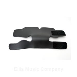 Trumpet Valve Guard, black leather with velcro