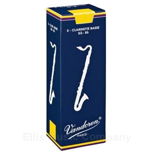 Vandoren Traditional Bass Clarinet Reeds #2 (5pk)
